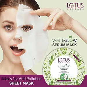 Lotus Herbals Whiteglow Satin Moisture Serum Sheet Mask 20 g