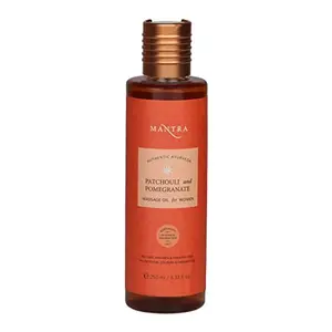 Mantra Authentic Ayurvedic Patchouli And Pomegranate Massage Oil For Women 250 ml With Free Ayur Sunscreen 50 ml