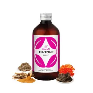 Charak Pharma M2 Tone Syrup for Women's Health | Herbal Medicine For Hormonal Imbalane | Women Health Supplement (450 ml (Pack 1))