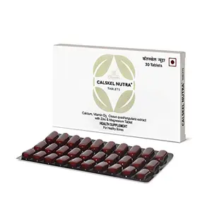 Charak Pharma Calskel Nutra Tablet to improve Bone And Hair health- 30 Tablets