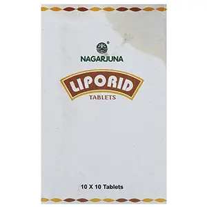 NAGARJUNA Liporid Tablets with Free Pachak Methi Multi Standard 100 Count