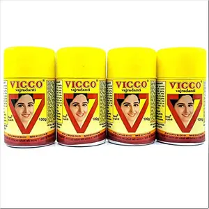 VICCO VAJRADANTI POWDER For Strong and Healthy Teeth & Gums (100 4)