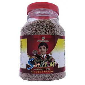 NAGARJUNA Brahmi Plus Smrithi Granules Herbal Brain Nourisher (Red Large 1 kg) with Free Pachak Methi