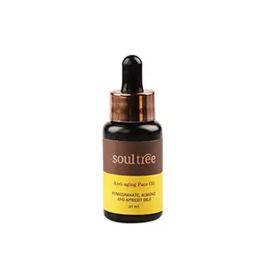 SoulTree Anti-Aging Face Oil with Pomegranate Almond & Apricot Oils - 30ml