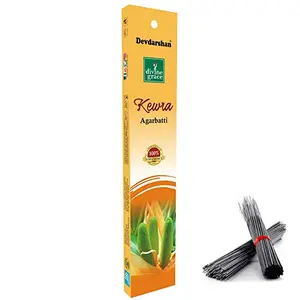 Divine Grace Kewra Incense Sticks (A Box of 12 Packets)