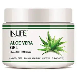 INLIFE Aloe Vera Gel Paraben Free - 100 g