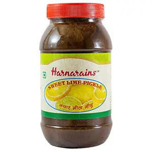 Harnarains Homemade Organic Sweet Lime Pickle 500 gm