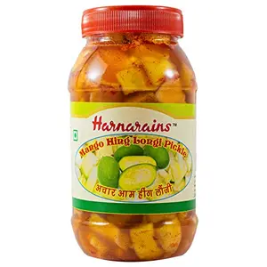 Harnarains Homemade Mango Hing Longi (Launji) Pickle 400 gm