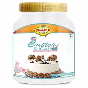 Dhampure Speciality Castor Caster Sugar Jar 2.4Kg (3 x 800g) | Sugar for Baking Confectioners Natural Sulphurless Pure White Sugar Wholesale Granulated Powder