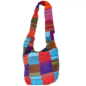 Little India Multi-Color Dari Shoulder Bag 13"x15"x3"
