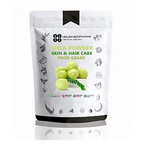 Amla Powder 400 gram for Face Skin & Hair Pack - Food Grade 100% Natural (400 gm / 14 oz / 0.88 lb) Indian Gooseberry