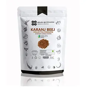 Heilen Biopharm Karanj Beej 200 gramHerbal Powder (Millettia pinnata) pongamia powder for multiple health and skin benefits