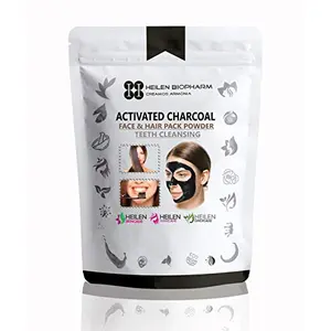 Heilen Biopharm Activated Charcoal Powder For Face Pack (Cosmetic Grade 100 gm/3.5 oz/0.22 lb)