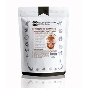 Heilen Biopharm Calcium Bentonite Powder (Indian Healing Clay) 200 gm for face and skin care
