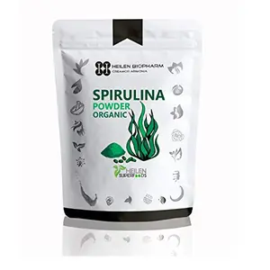 HEILEN BIOPHARM Organic Spirulina Powder - Superfood!!! 100% Natural Unmatched Primium Quality (100 gm / 3.5 oz / 0.14 lb)