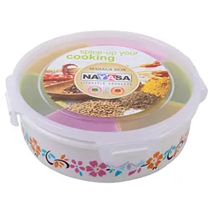 Nayasa Plastic Container - 200 ml 1 Pieces White