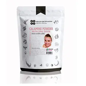 HEILEN BIOPHARM Calamine Powder with Zinc Oxide (125 gm / 4.4 oz / 0.28 lb Medium Shade)