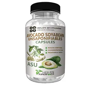 Heilen Biopharm Premium Avocado Soyabean Unsaponifiable Capsule 180 nos(ASU) - 500 mg X 180 Capsules 90 Grams