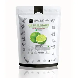 Heilen Biopharm Lime Spray Dried Fruit Powder (200 grams)(Citrus Aurantiifolia) Lime fruit powder