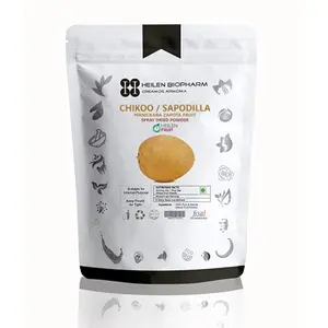 Heilen Biopharm Chickoo spray dried powder/ Sapota Spray Dried Fruit Fiber Powder (100 grams)