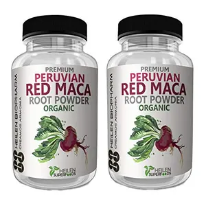 Heilen Biopharm Premium Organic Peruvian Red Maca Root Powder (200 grams)