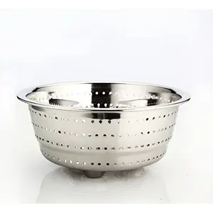 Embassy Stainless Steel Colander/Strainer/Hole Bowl Size 3 Diameter - 20 cms