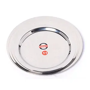 Embassy Stainless Steel Ciba Tope Lid Set of 4 (Medium Sizes 11-14; 18.3 20 21.3 22.8 cms)
