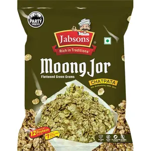Jabsons Namkeen Moong JOR 150gm | Party Snacks| Ready to eat Snacks | Chatpata Masala Flavored | Indian Snacks