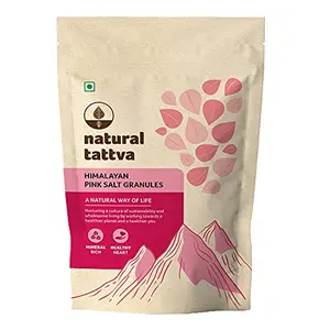 Organic Tattva Himalayan Pink Salt (Granules) - 500 gm Pouch