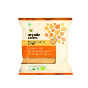 Organic Tattva 'Fenugreek Powder' | Indian Spice Fresh Natural Methi Powder (100G Pouch)
