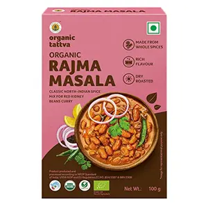 Organic Tattva Organic Rajma Masala Powder No Artificial Additives (100G Pouch)