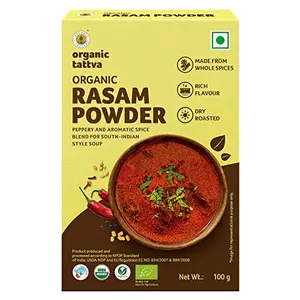 Organic Tattva 'Rasam Masala Powder' No Artificial Additives (100G Pouch)