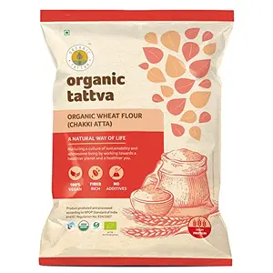 Organic Tattva Organic Whole Wheat Flour (Chakki Atta) 1kg