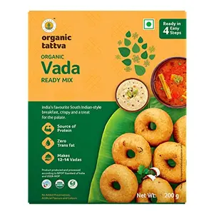 Organic Tattva Instant Ready to Eat Vada Mix- 200 Gram