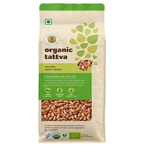 Organic Tattva Organic Rajma Chitra (Kidney Beans) 500 Gram | 100% Vegan Gluten Free and Unpolished
