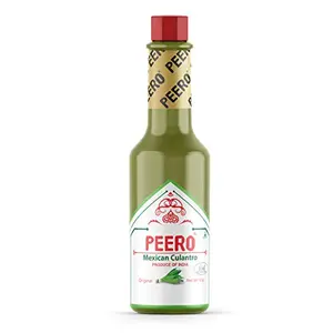 PEERO HOT Sauce Mexican Culantro (1 Bottle) 60 gm Original Indian Hot Sauce Bottle