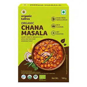 Organic Tattva Organic Chana Masala - 100 Gram | No Artificial Additives and NO Pesticides