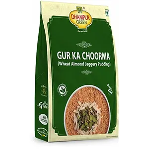 Dhampure Speciality Gur Ka Choorma Indian Sweets Mithaai - Whole Wheat And Jaggery Crumble 200grams