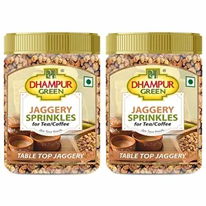 Dhampure Speciality Jaggery Sprinkles 400g (2 x 200g) | Pearls Granules Chemical Free Jaggery