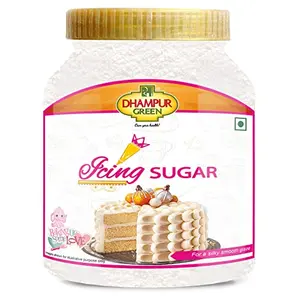 Dhampure Speciality Icing Sugar Jar 750g | Sugar for Baking Confectioners Natural Sulphurless Pure White Icing Sugar Powder