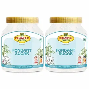 Dhampure Speciality Fondant Sugar Powder for Baking Cake Pastry Decoration 1.6kg (2x800g)