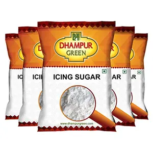 Dhampure Speciality Icing Sugar 5 Kg (5 x5 Kg) | Sugar for Baking Confectioners Natural Sulphurless Pure White Icing Sugar Powder
