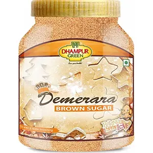 Dhampure Speciality Natural Demerara Brown Sugar Cane Sugar Semi Crystalline Mineral Rich Pure Molasses Sugar for Baking Cookies Tea Coffee 800g