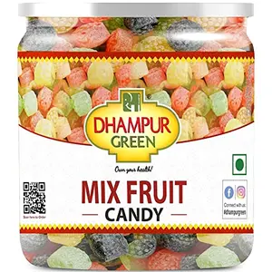 Dhampure Speciality Mixed Fruits Candy Toffee Khati Mithi Goli Jar Box for Kids Khati Meethi Goliyan 300grams