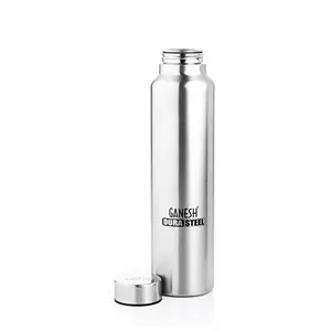 GANESH Dura Stainless Steel Water Bottle 1000ml 1 Pc Silver