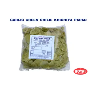 Royal Papad Garlic With Green Chilly Khichiya - 400 Gms.