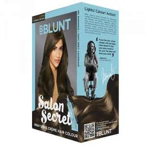 BBLUNT Salon Secret High Shine Creme Hair Colour Coffee Natural Brown 4.31