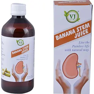 V.J. Herbals Banana Plant Stem Extract Juice | Natural Kidney Stone Breaker and Gallstone Dissolver 500ml