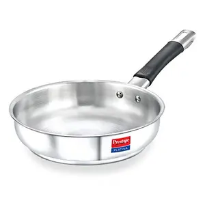 Prestige Platina Induction Base Non-Stick Stainless Steel Fry Pan 240mm Silver