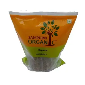 Sampurn Organic Jaggery 400 g USDA Certified14.1 Ounce
